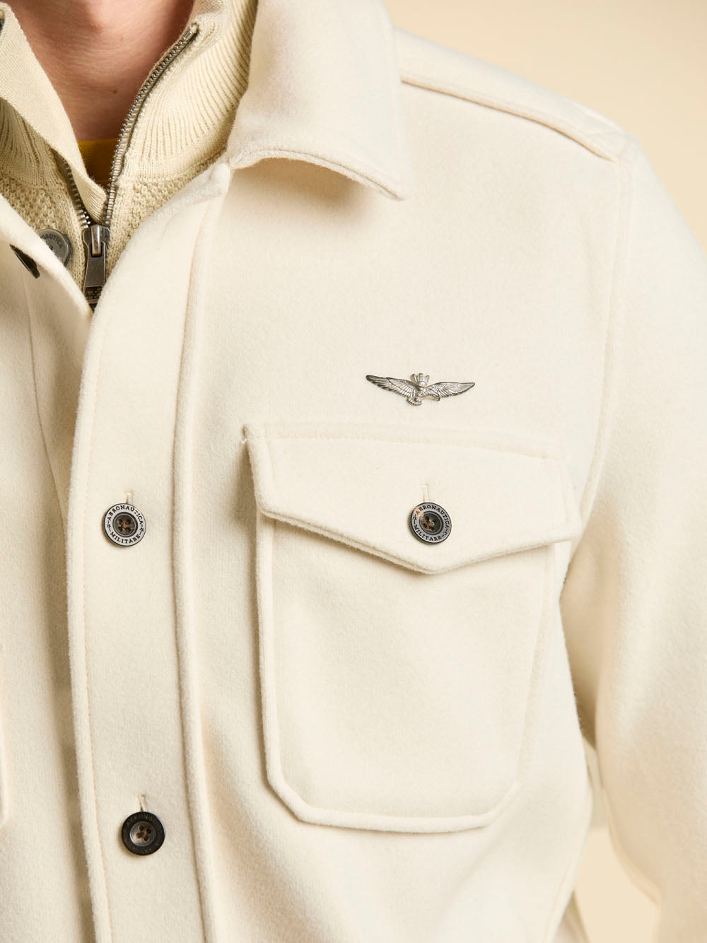 Actitude Giacca Aeronautica Militare da Uomo - Bianco