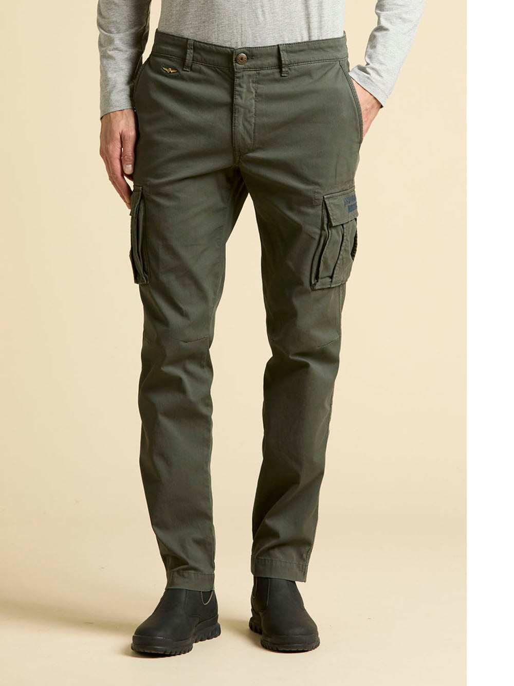 Actitude Pantalone Cargo Aeronautica Militare da Uomo - Grigio