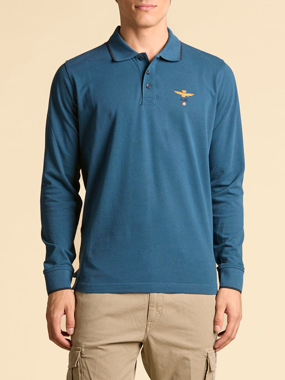 Actitude Polo Aeronautica Militare da Uomo - Blu