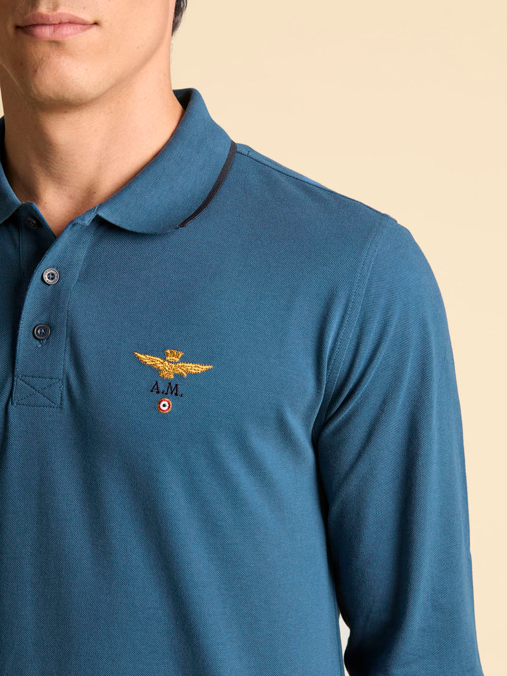 Actitude Polo Aeronautica Militare da Uomo - Blu