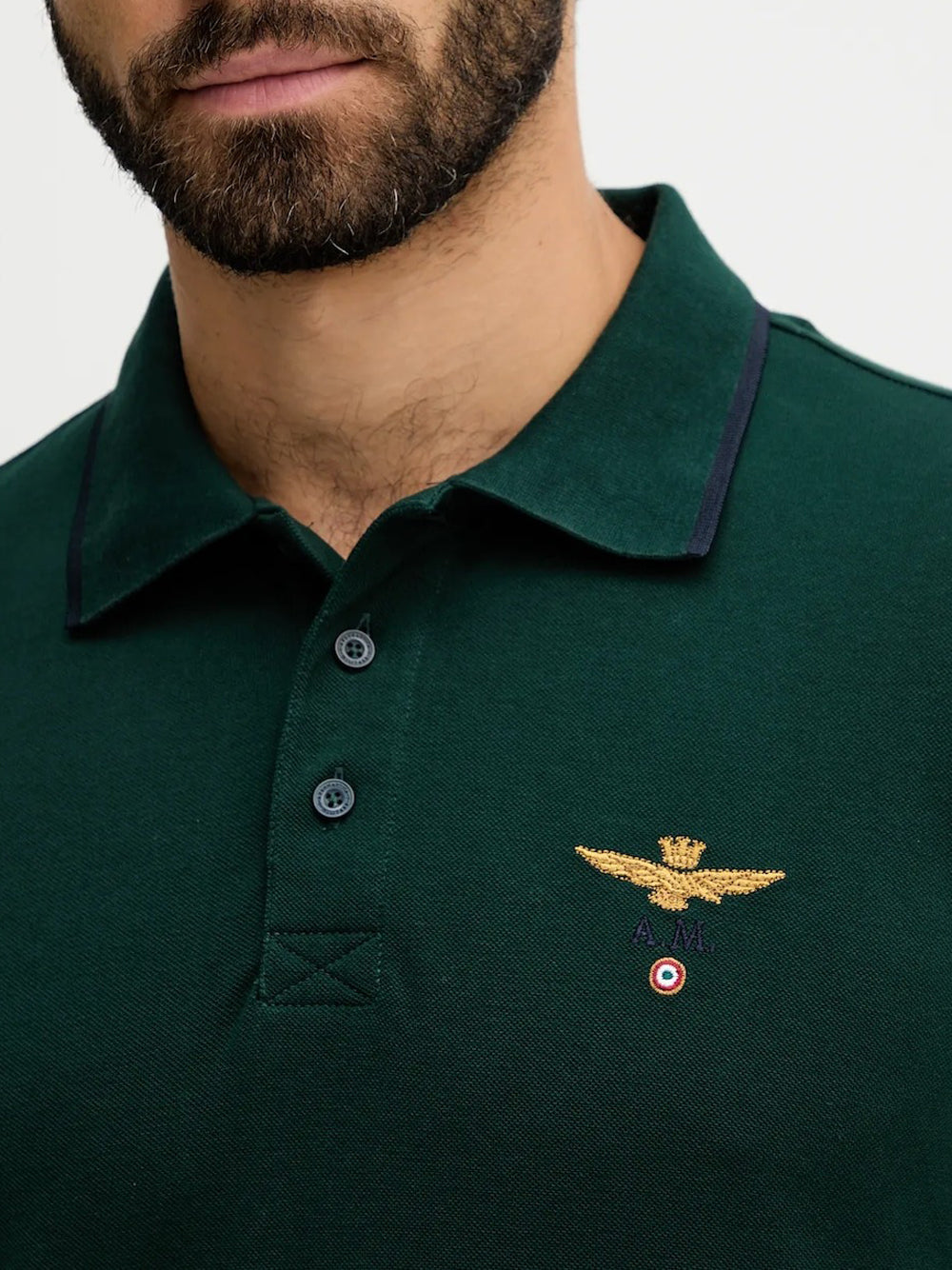 Actitude Polo Aeronautica Militare da Uomo - Verde