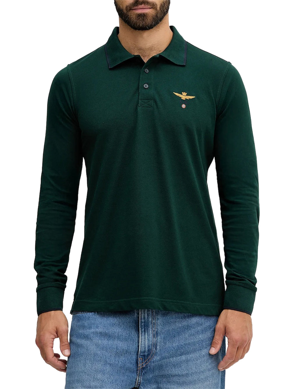 Actitude Polo Aeronautica Militare da Uomo - Verde