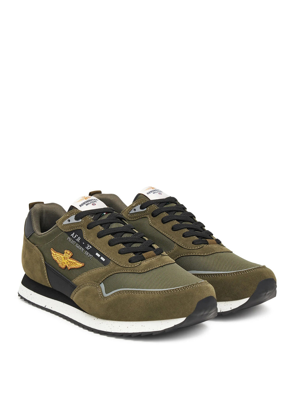 Actitude Sneakers Aeronautica Militare da Uomo - Verde