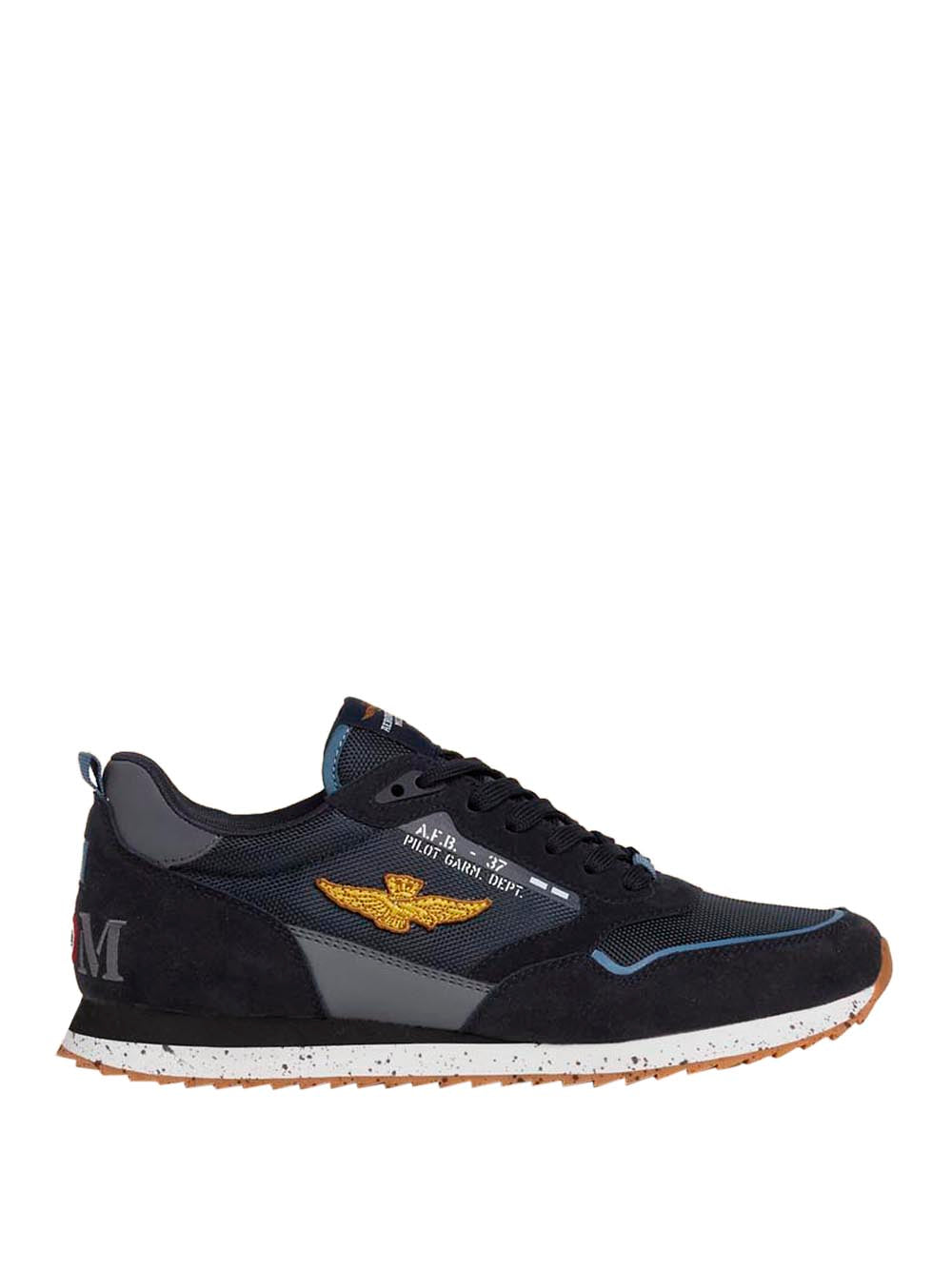 Actitude Sneakers Aeronautica Militare da Uomo - Blu