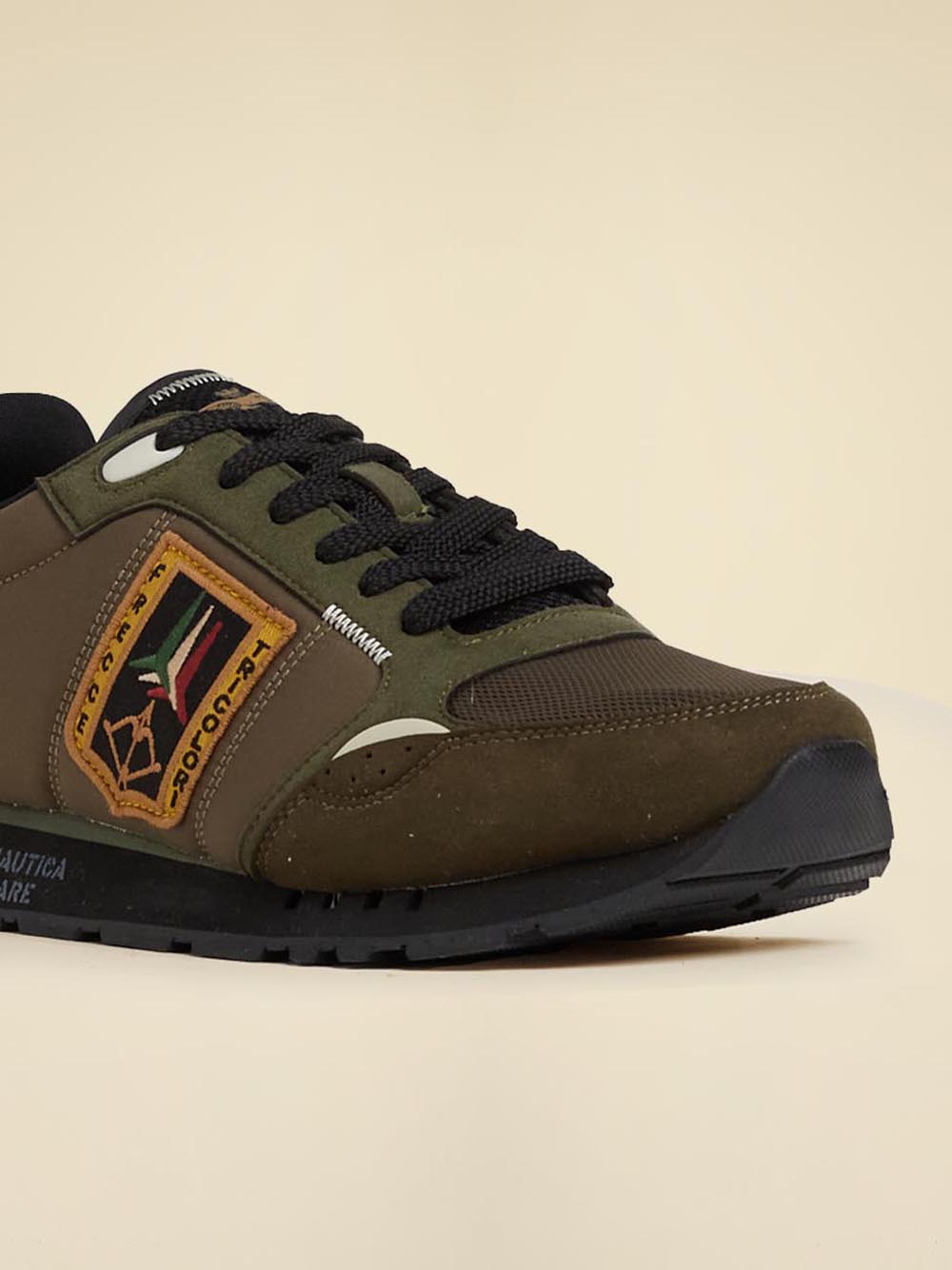 Actitude Sneakers Aeronautica Militare da Uomo - Verde
