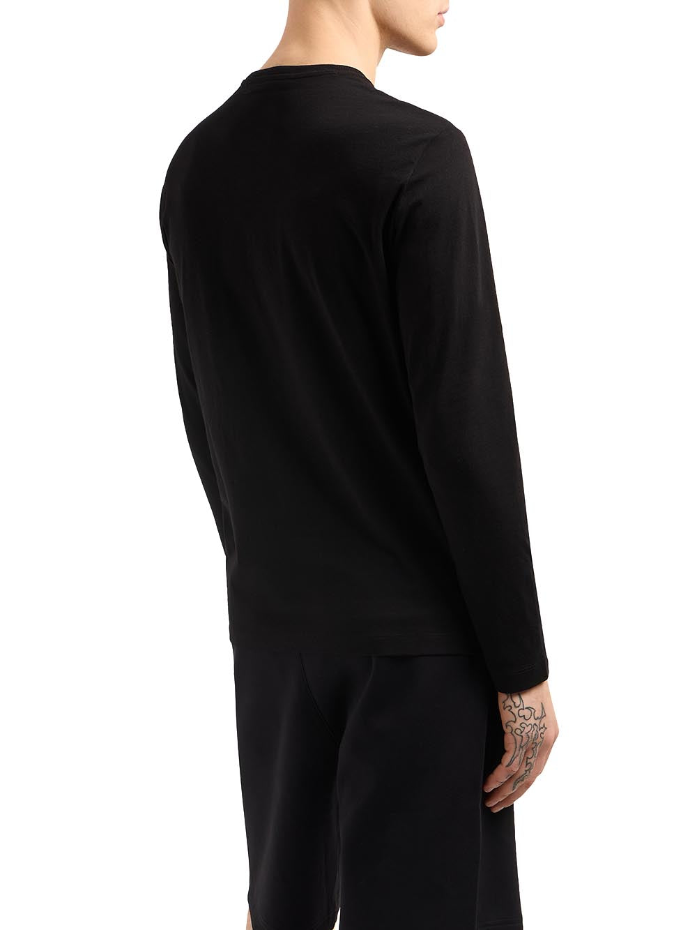 A|X Armani Exchange T-shitr Manica Lunga Uomo Mod. XM000364 UC001 Nero
