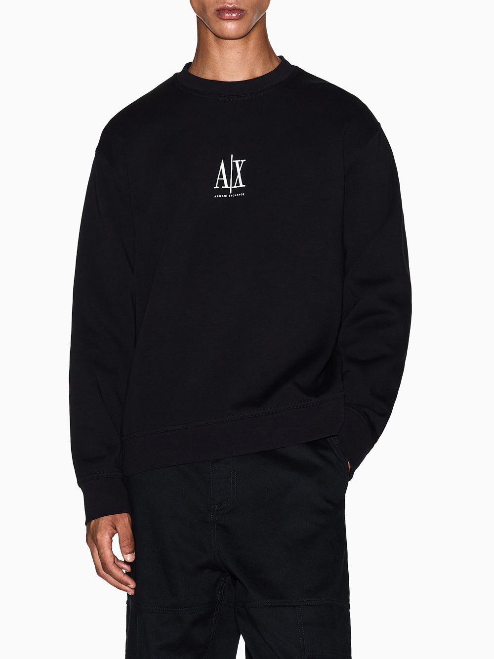 Felpa Armani Exchange da Uomo - Nero