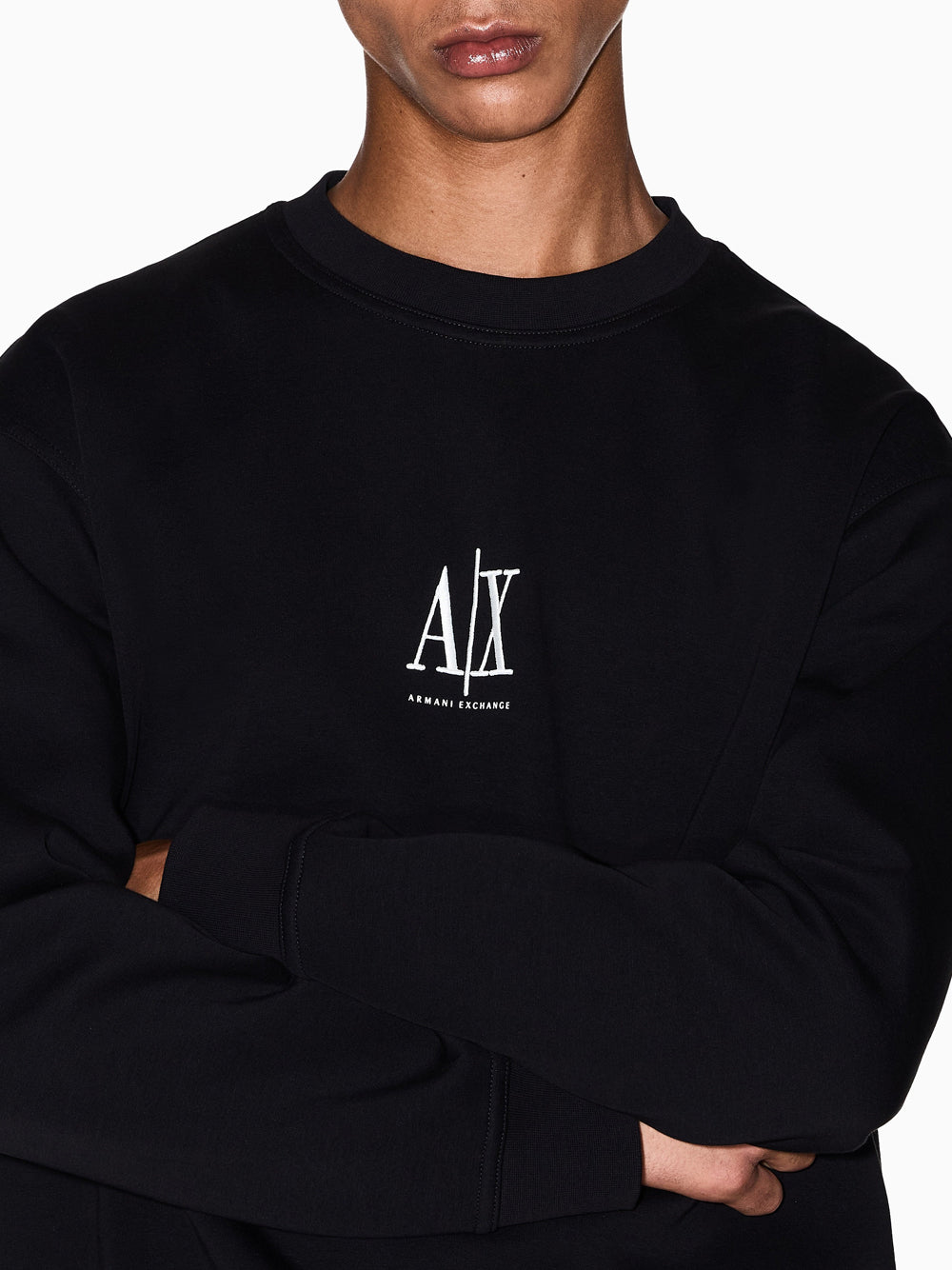 Felpa Armani Exchange da Uomo - Nero