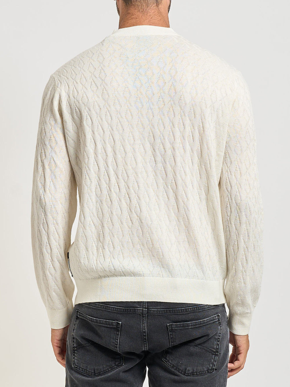 Pullover Armani Exchange da Uomo - Bianco