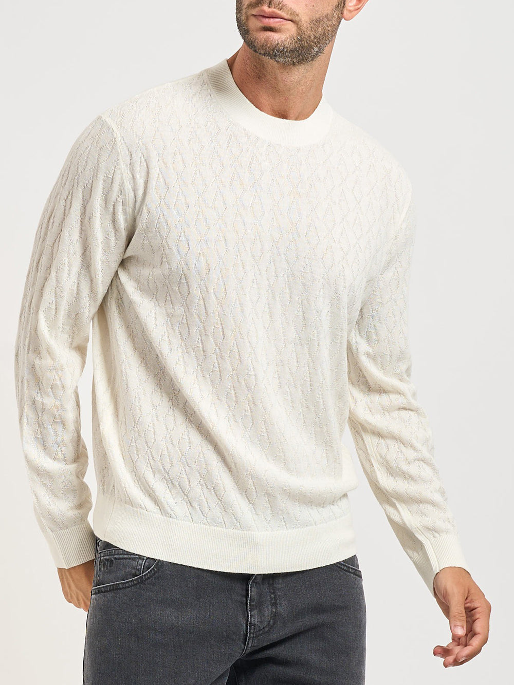 Pullover Armani Exchange da Uomo - Bianco