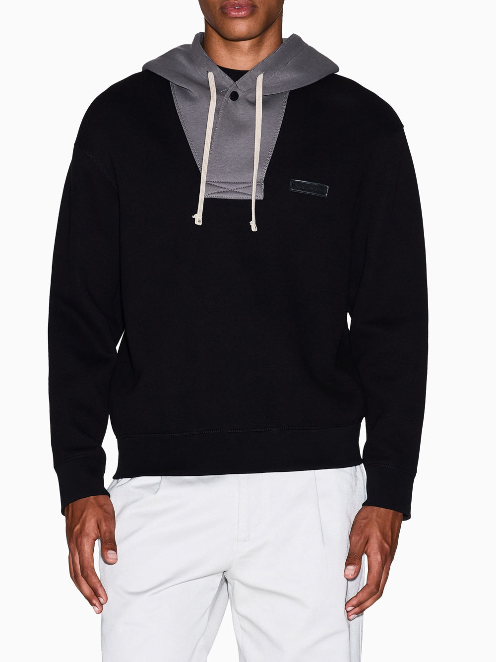 Felpa Cappuccio Armani Exchange da Uomo - Nero