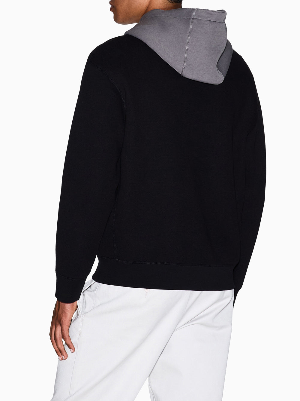 Felpa Cappuccio Armani Exchange da Uomo - Nero