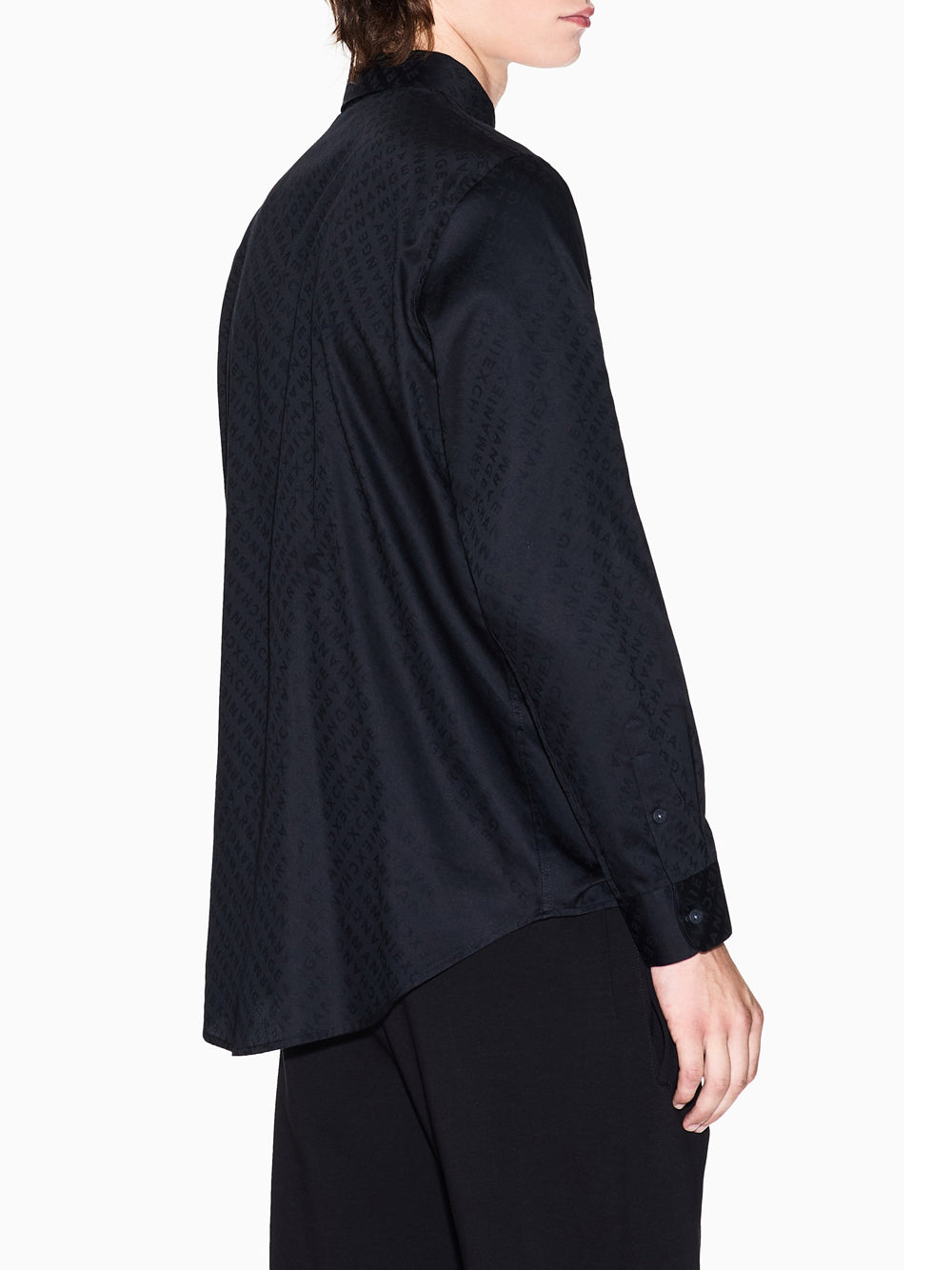 Camicia Classica Armani Exchange da Uomo - Nero