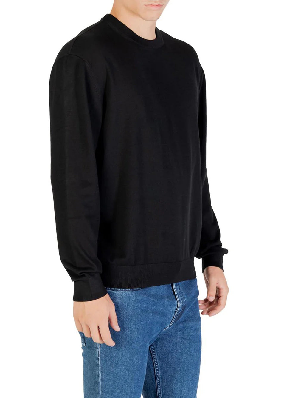 A|X Armani Exchange Maglione Girocollo Uomo Mod. XM001278 UC001 Nero