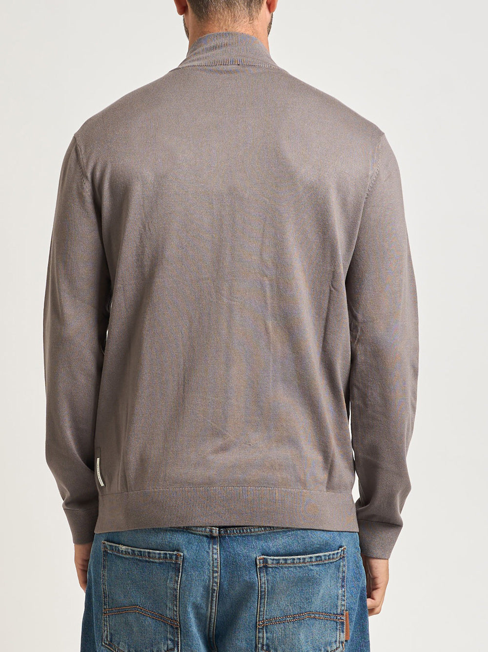 Cardigan Armani Exchange da Uomo - Grigio