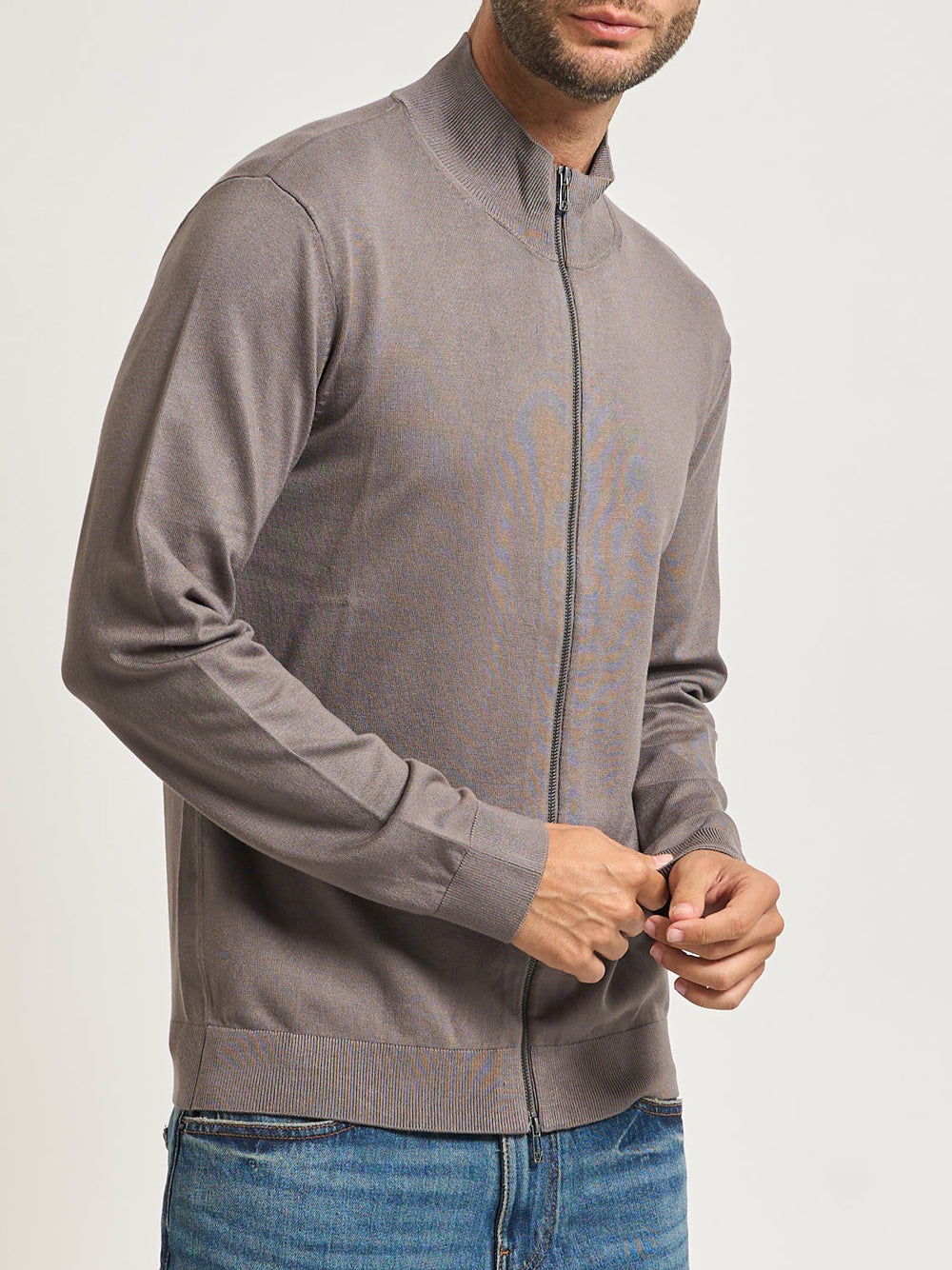 Cardigan Armani Exchange da Uomo - Grigio