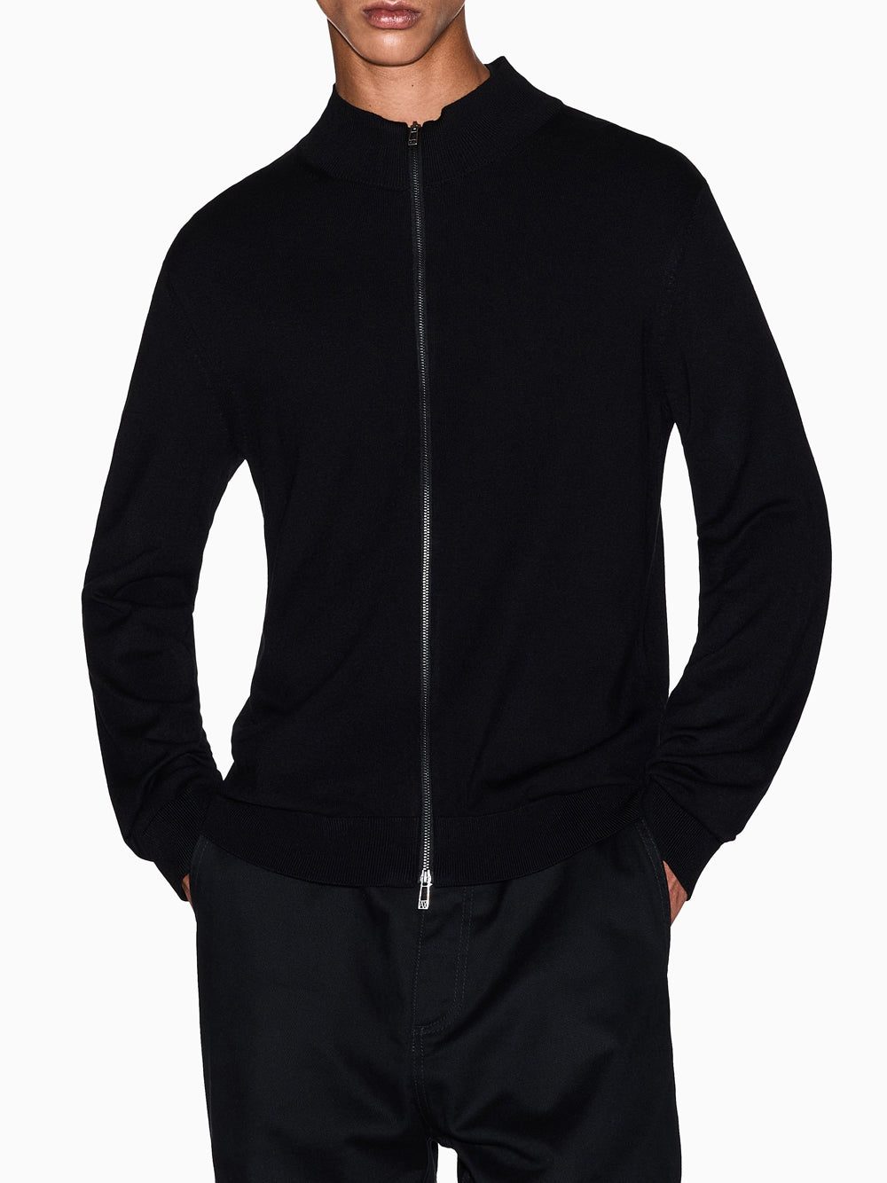 Cardigan Armani Exchange da Uomo - Nero