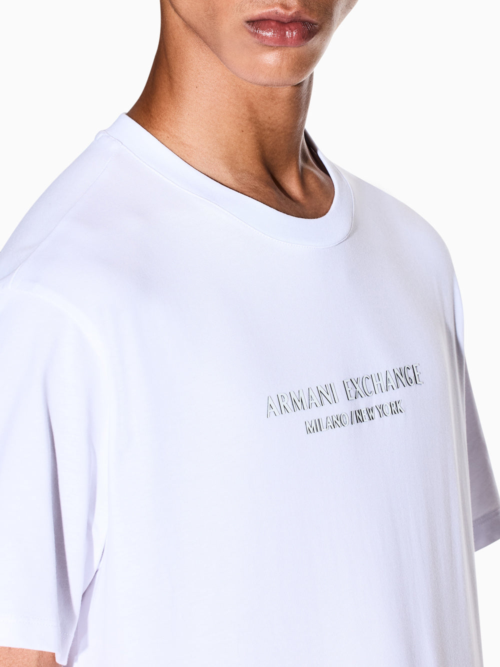 T-shirt Armani Exchange da Uomo - Bianco