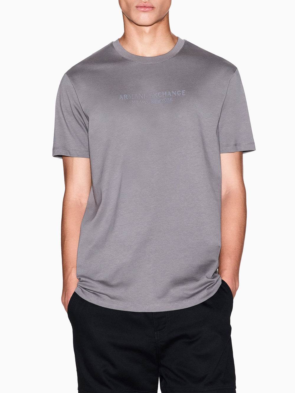 T-shirt Armani Exchange da Uomo - Grigio