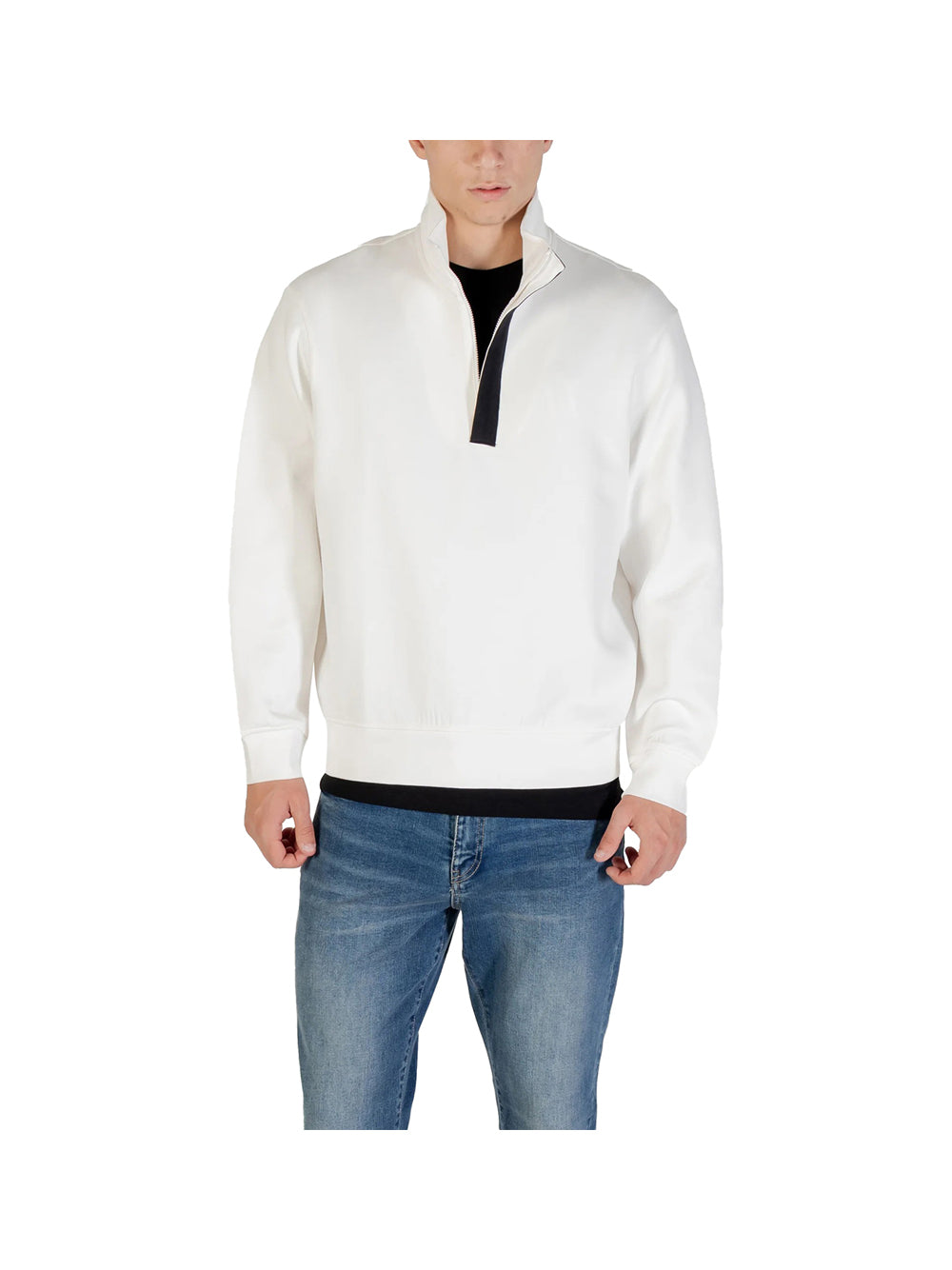 A|X Armani Exchange Felpa Zip Uomo Mod. XM001295 U0009 Bianco