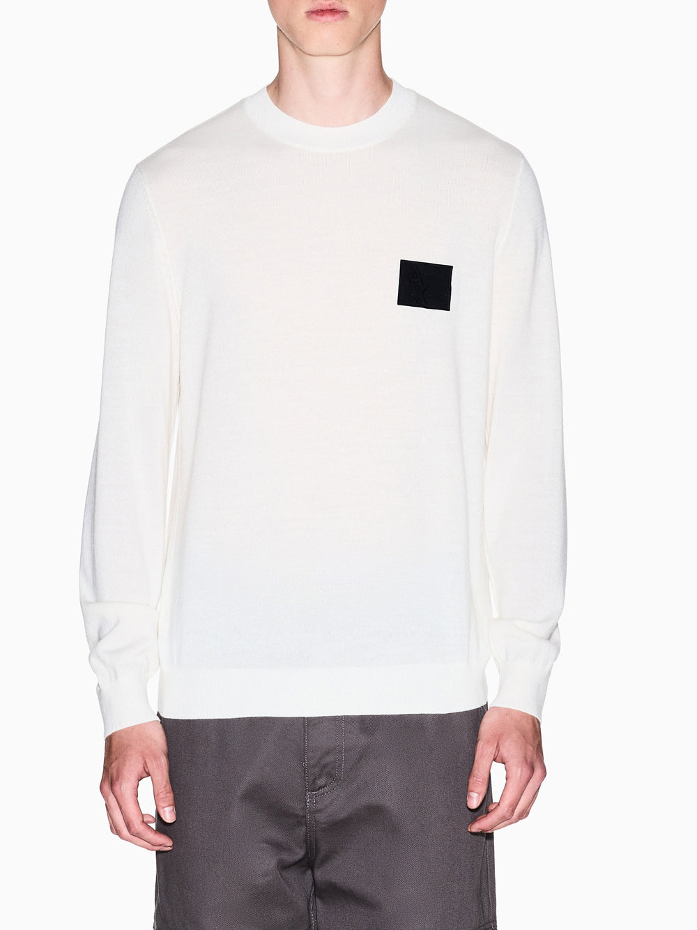 Pullover Armani Exchange da Uomo - Bianco
