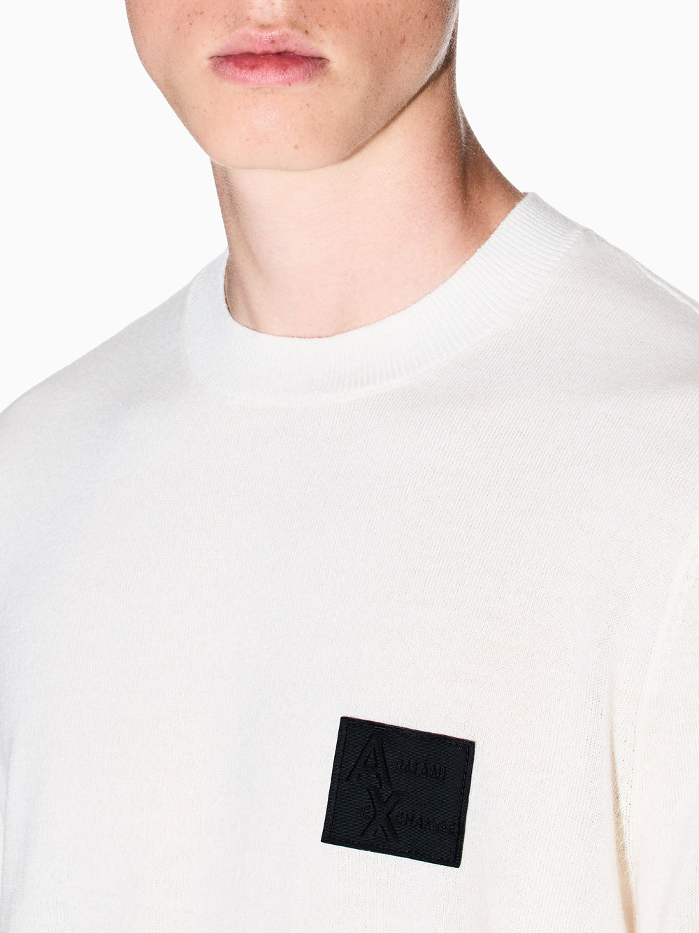 Pullover Armani Exchange da Uomo - Bianco