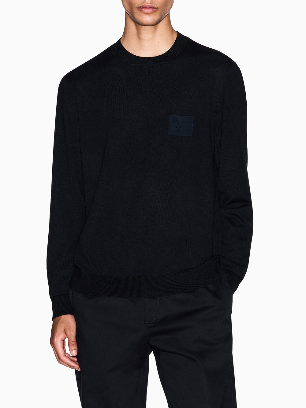 Pullover Armani Exchange da Uomo - Nero