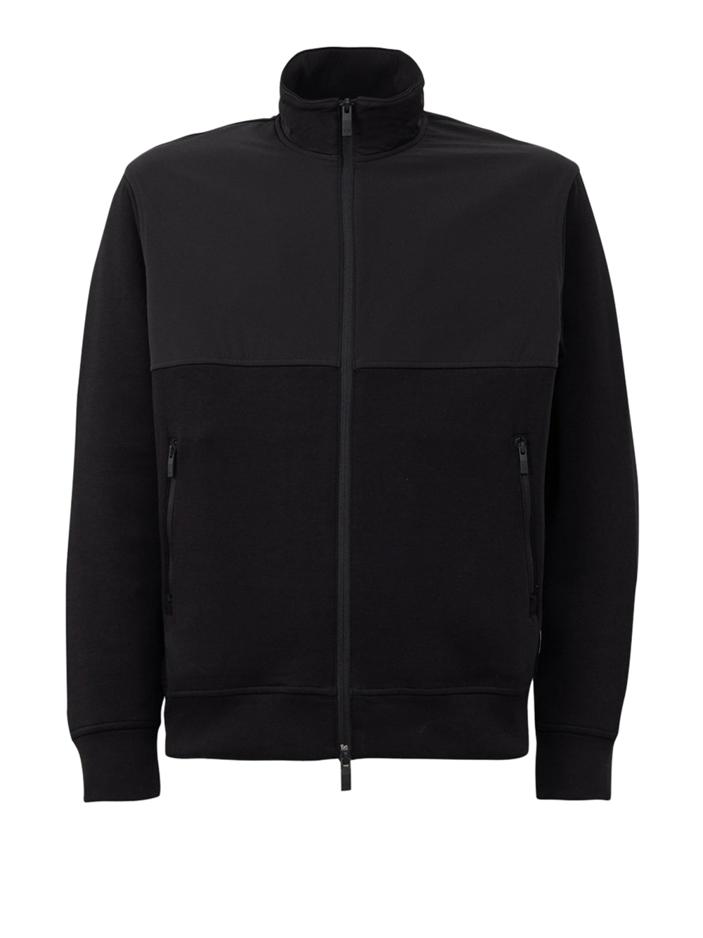 Felpa Zip Armani Exchange da Uomo - Nero