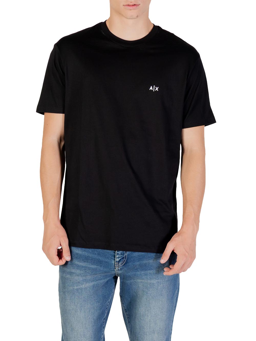 A|X Armani Exchange T-shirt Uomo Mod. XM001568 UC001 Nero
