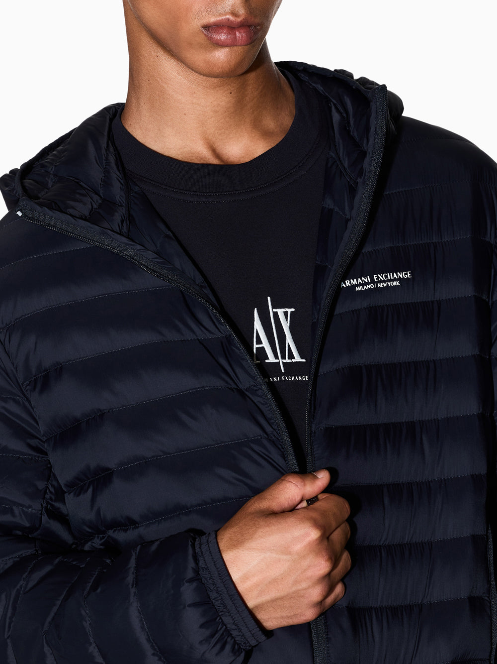 Piumino Armani Exchange da Uomo - Blu