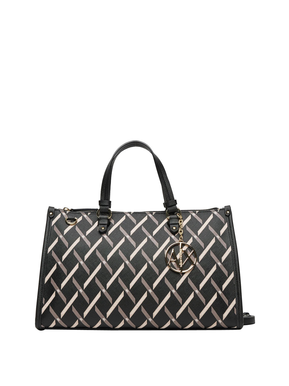 Borsa a Mano Armani Exchange da Donna - Nero