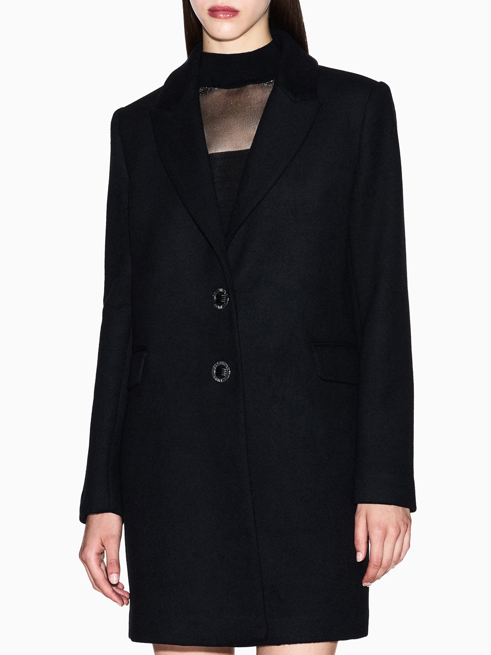 Cappotto Armani Exchange da Donna - Nero