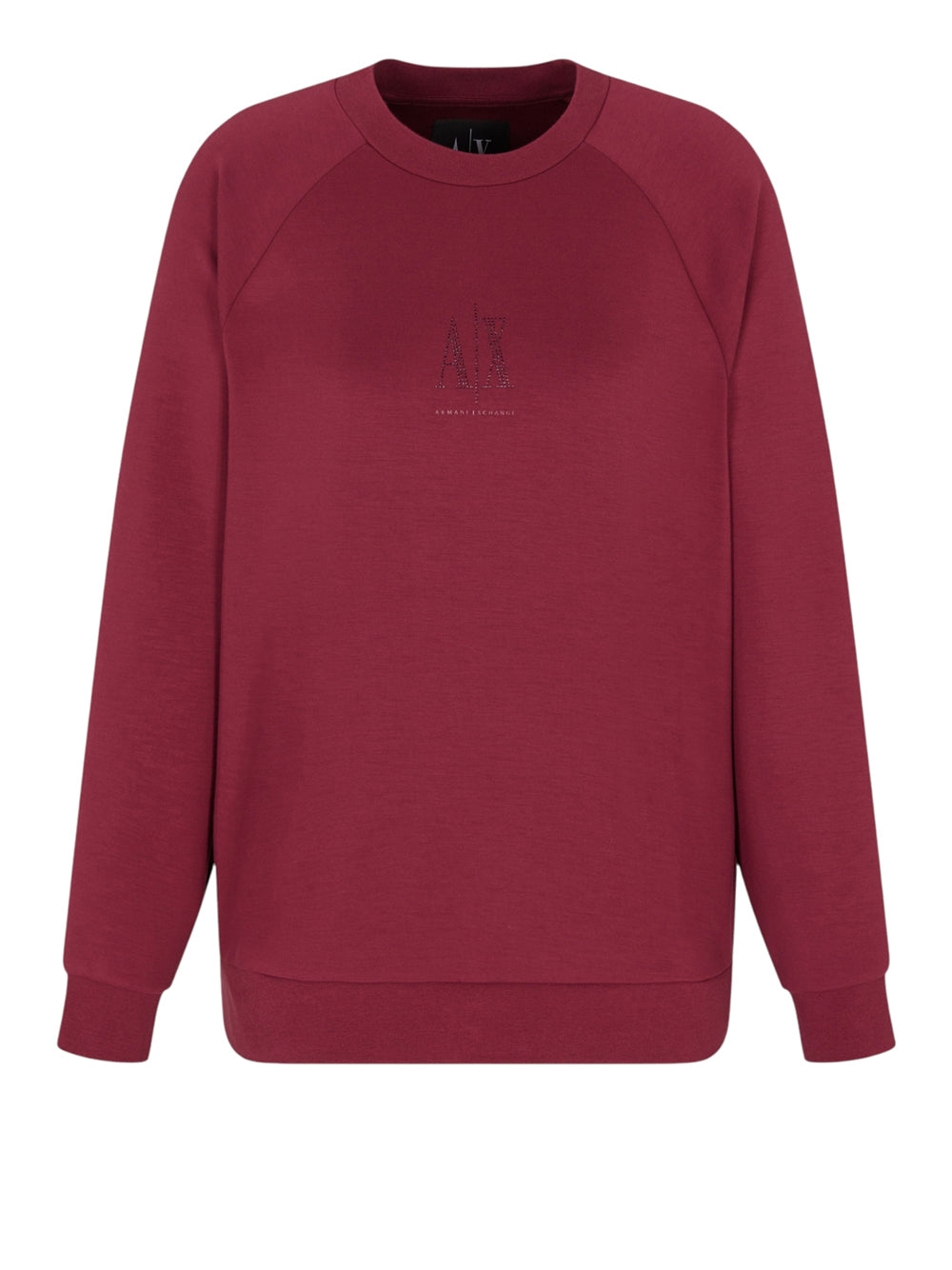 Felpa Armani Exchange da Donna - Bordeaux