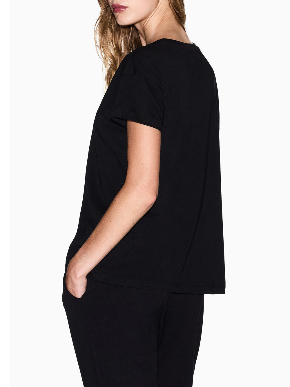 T-shirt Armani Exchange da Donna - Nero