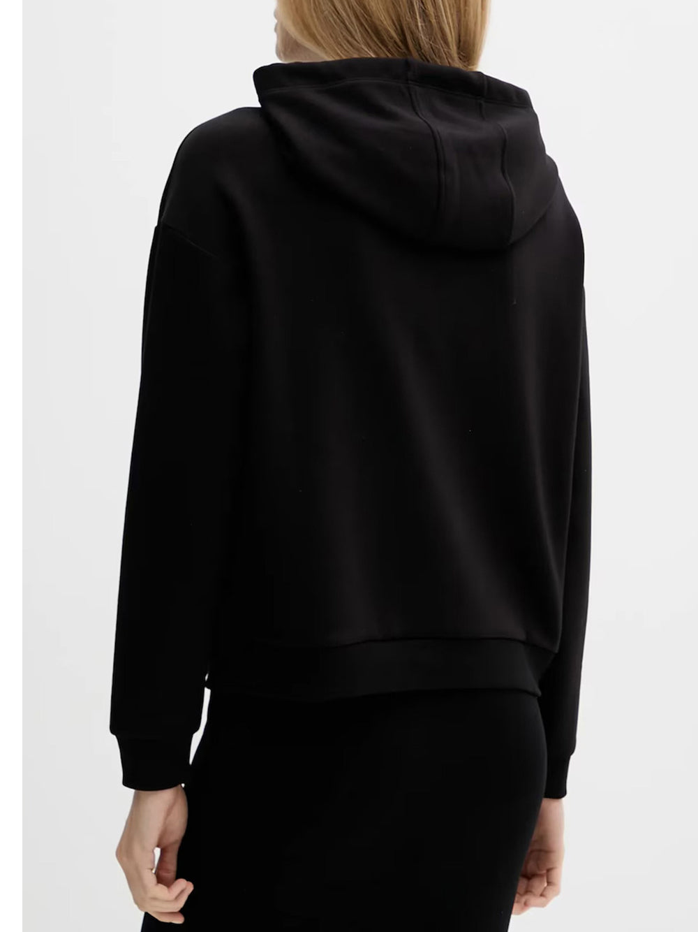 Felpa Cappuccio Armani Exchange da Donna - Nero