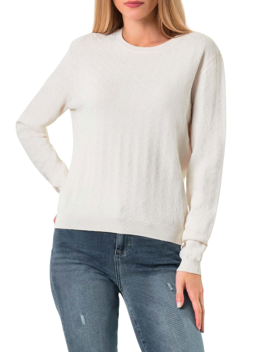 Pullover Armani Exchange da Donna - Bianco