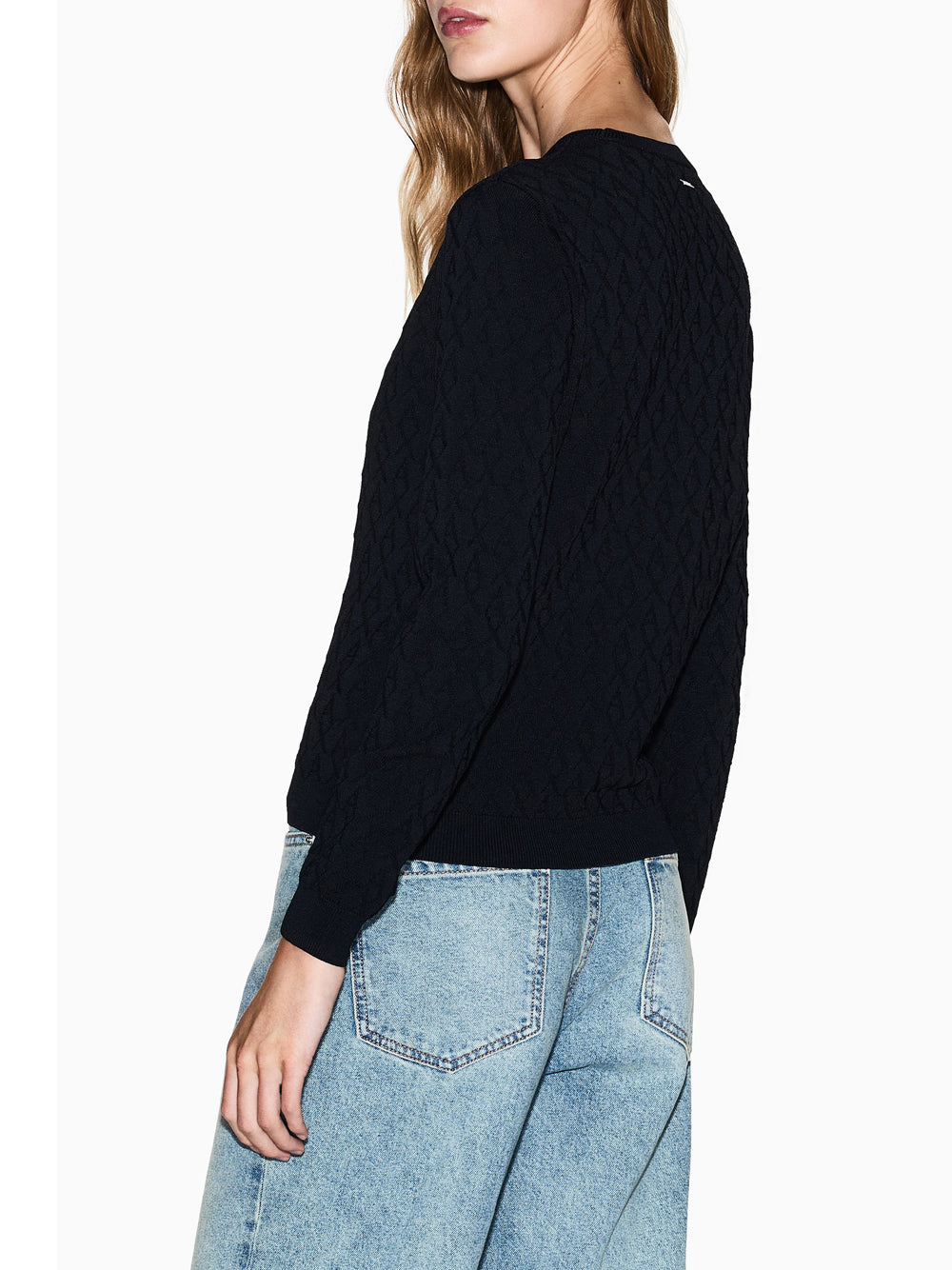 Pullover Armani Exchange da Donna - Nero