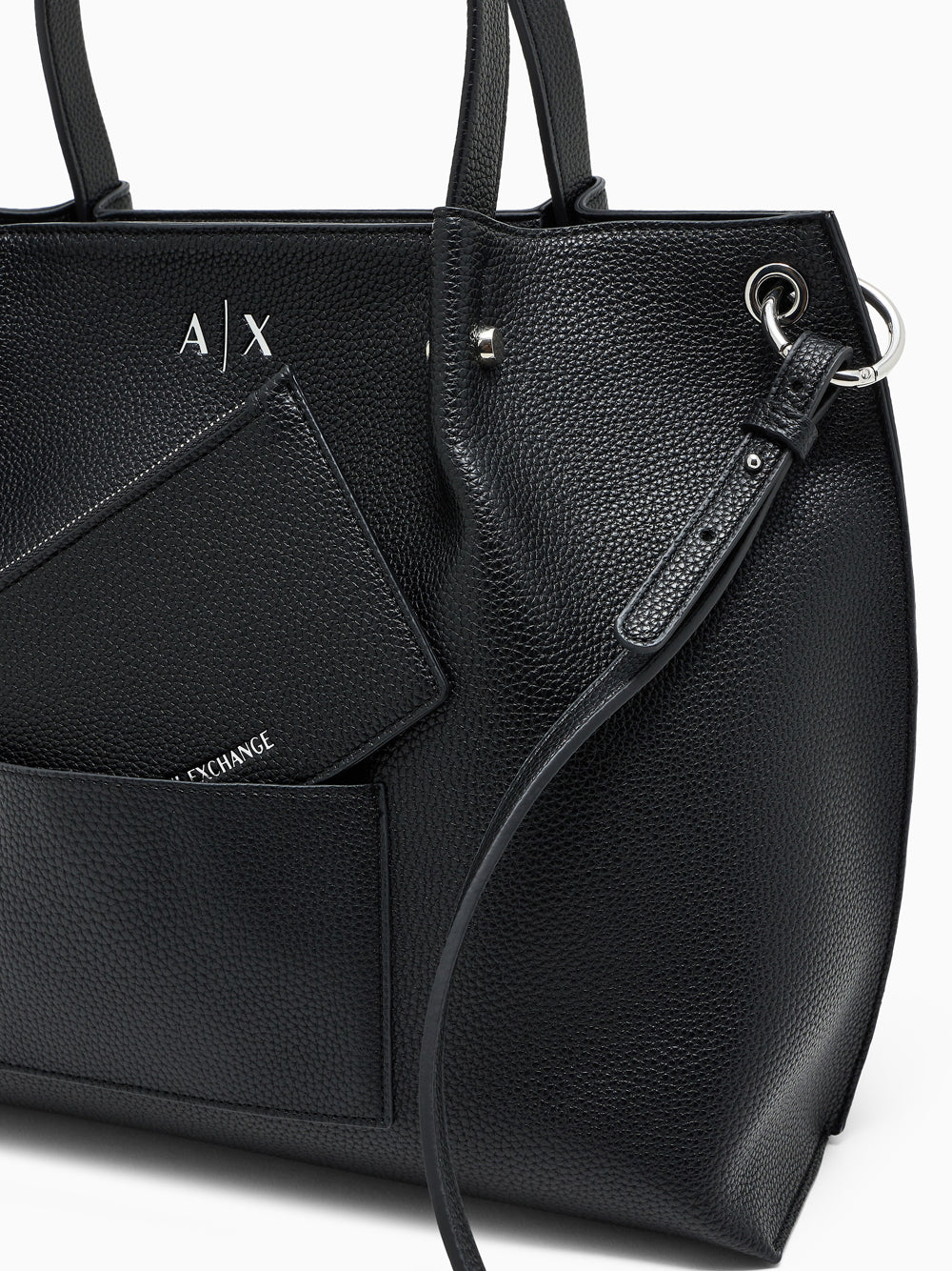 Borsa Shopper Armani Exchange da Donna - Nero