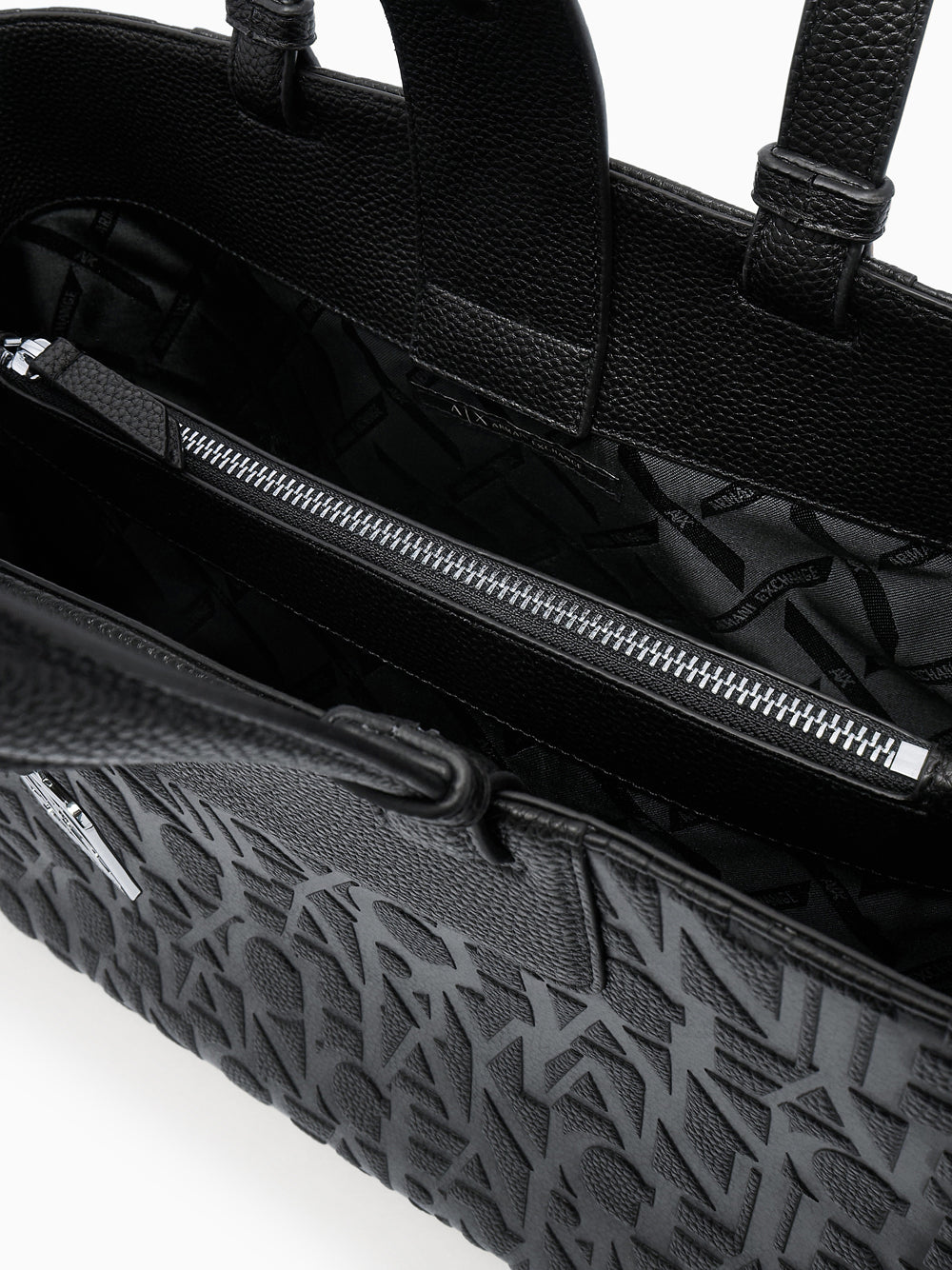 Borsa a Mano Armani Exchange da Donna - Nero