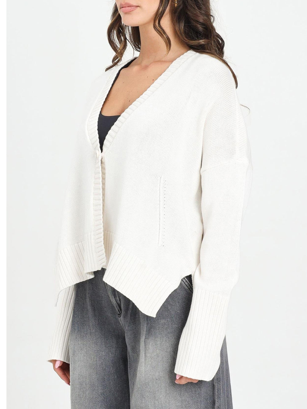 Cardigan Armani Exchange da Donna - Avorio