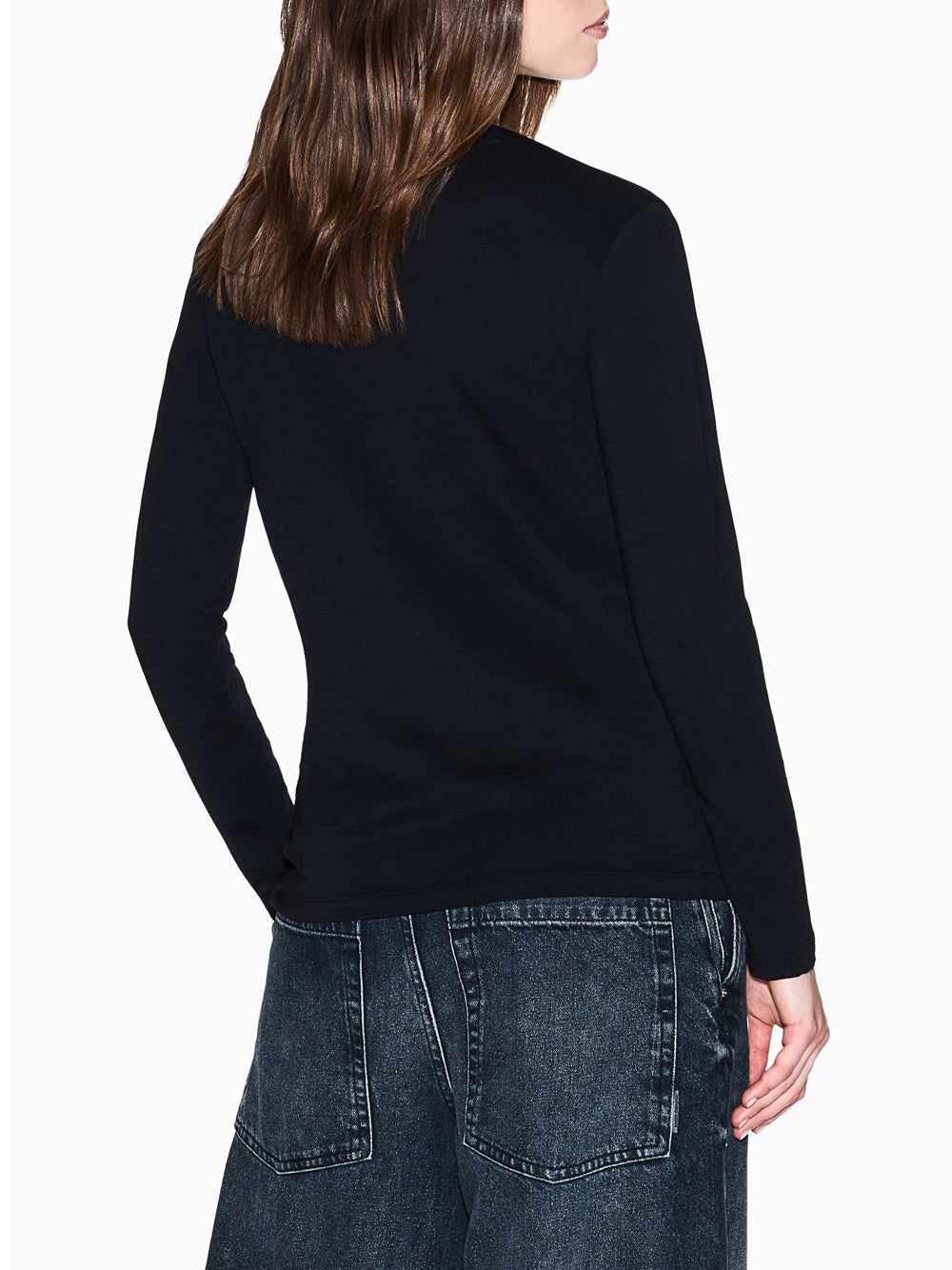 T-shirt Armani Exchange da Donna - Nero