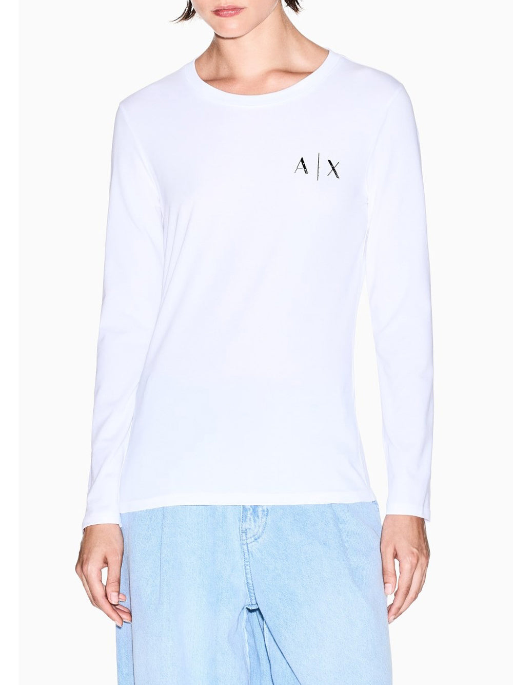 T-shirt Armani Exchange da Donna - Bianco
