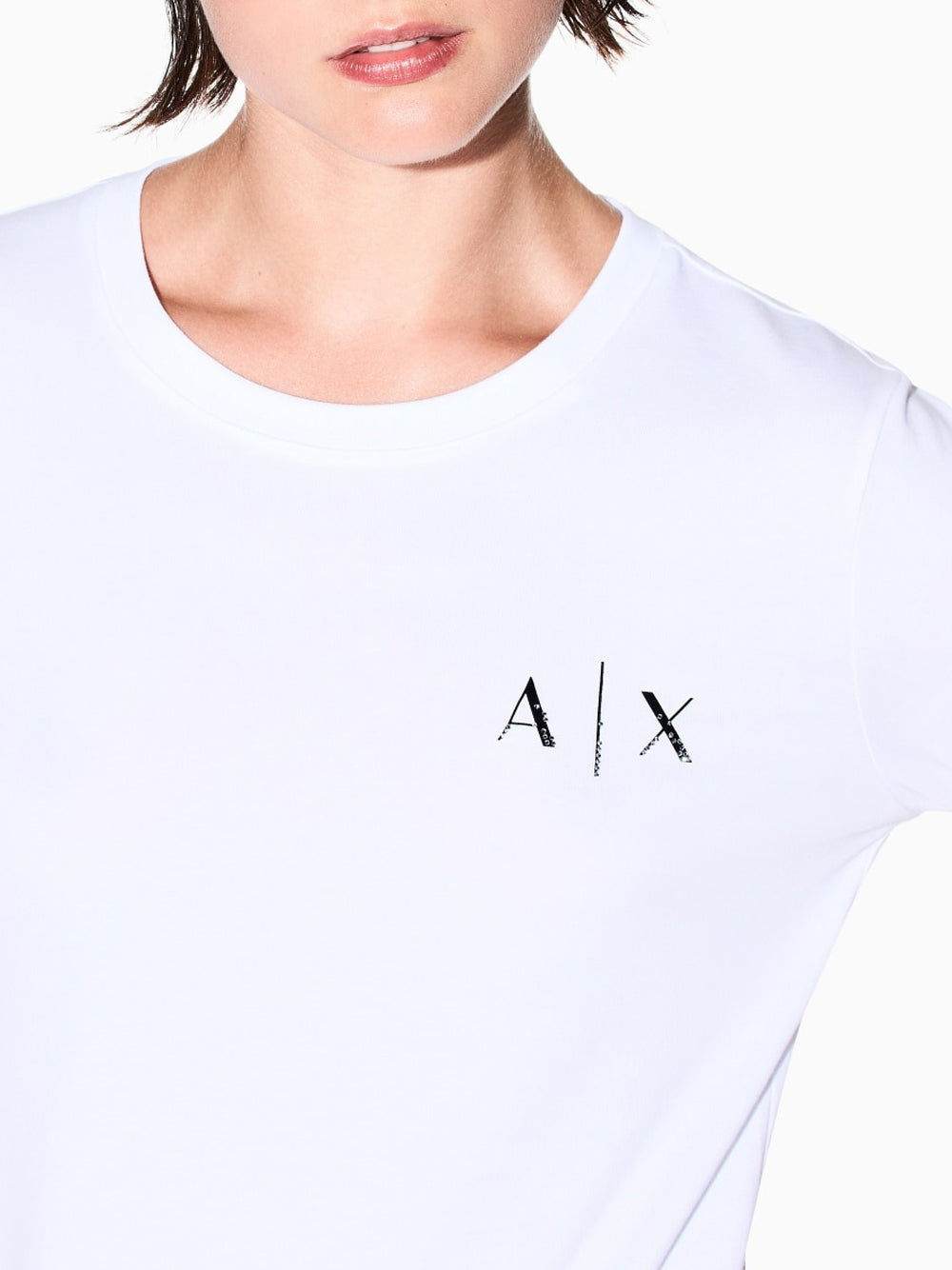 T-shirt Armani Exchange da Donna - Bianco
