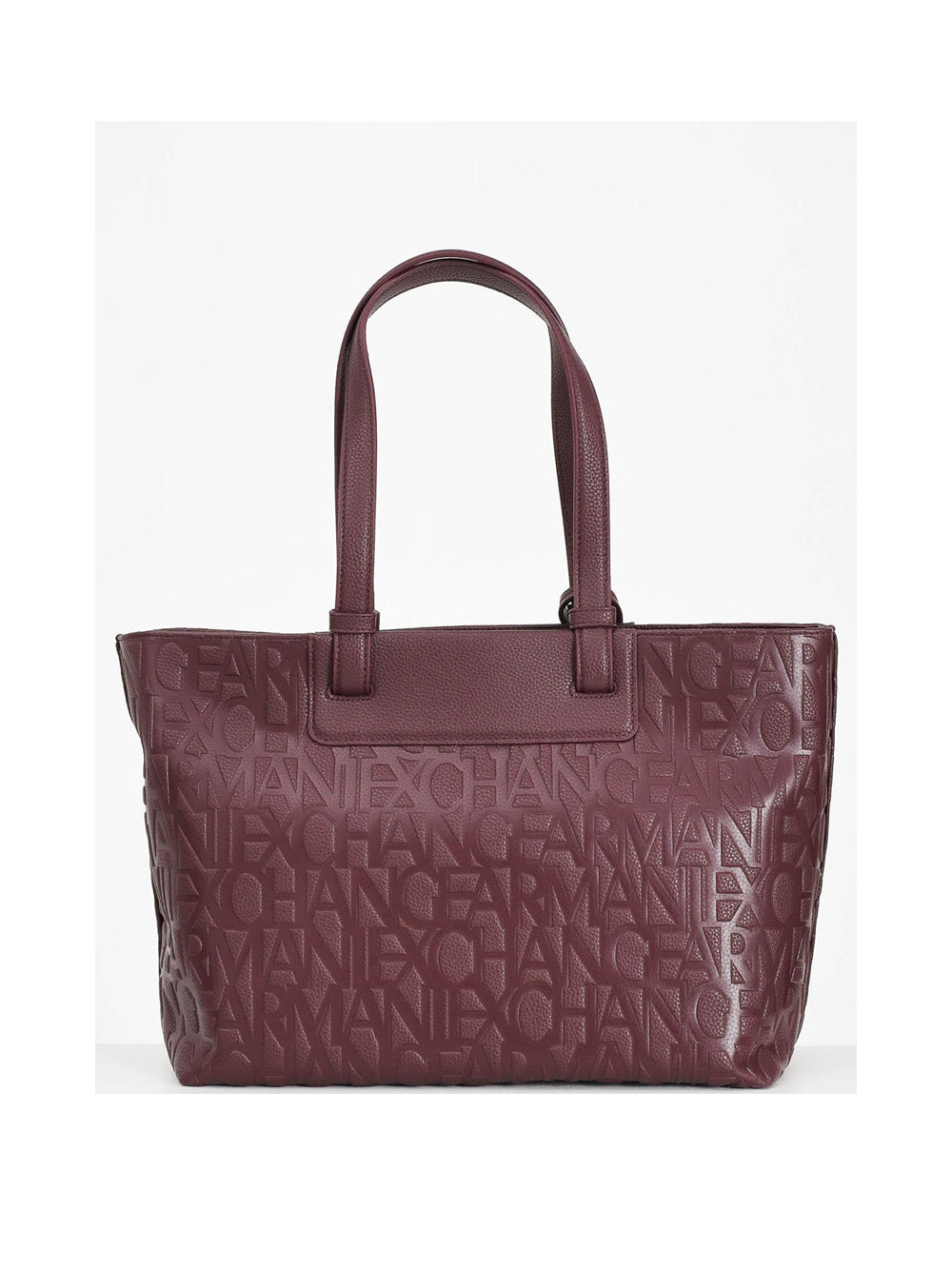Borsa Shopper Armani Exchange da Donna - Bordeaux
