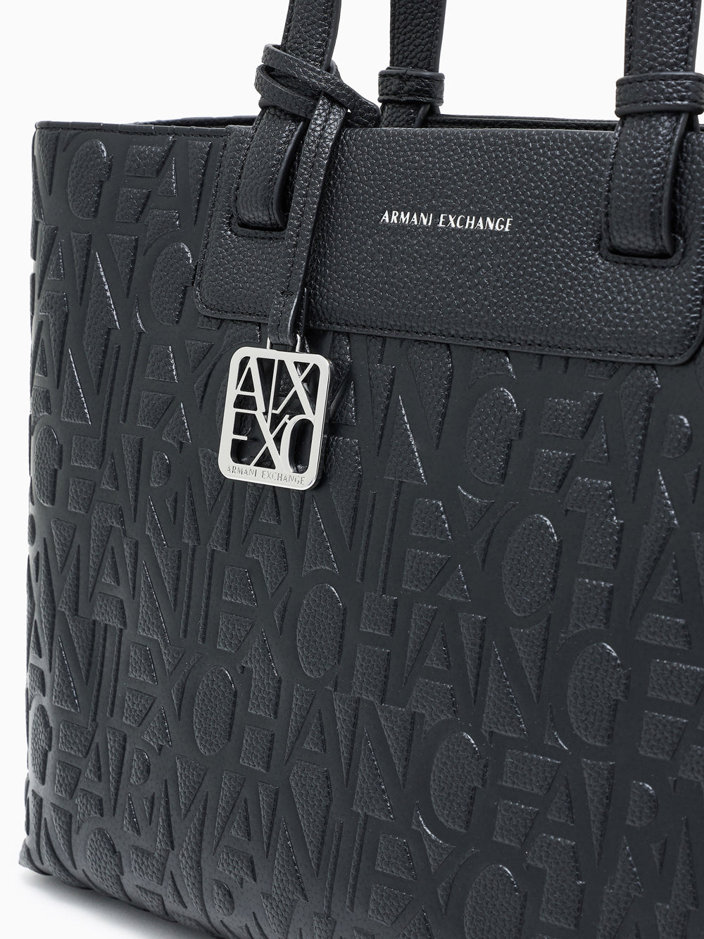 Borsa Shopper Armani Exchange da Donna - Nero