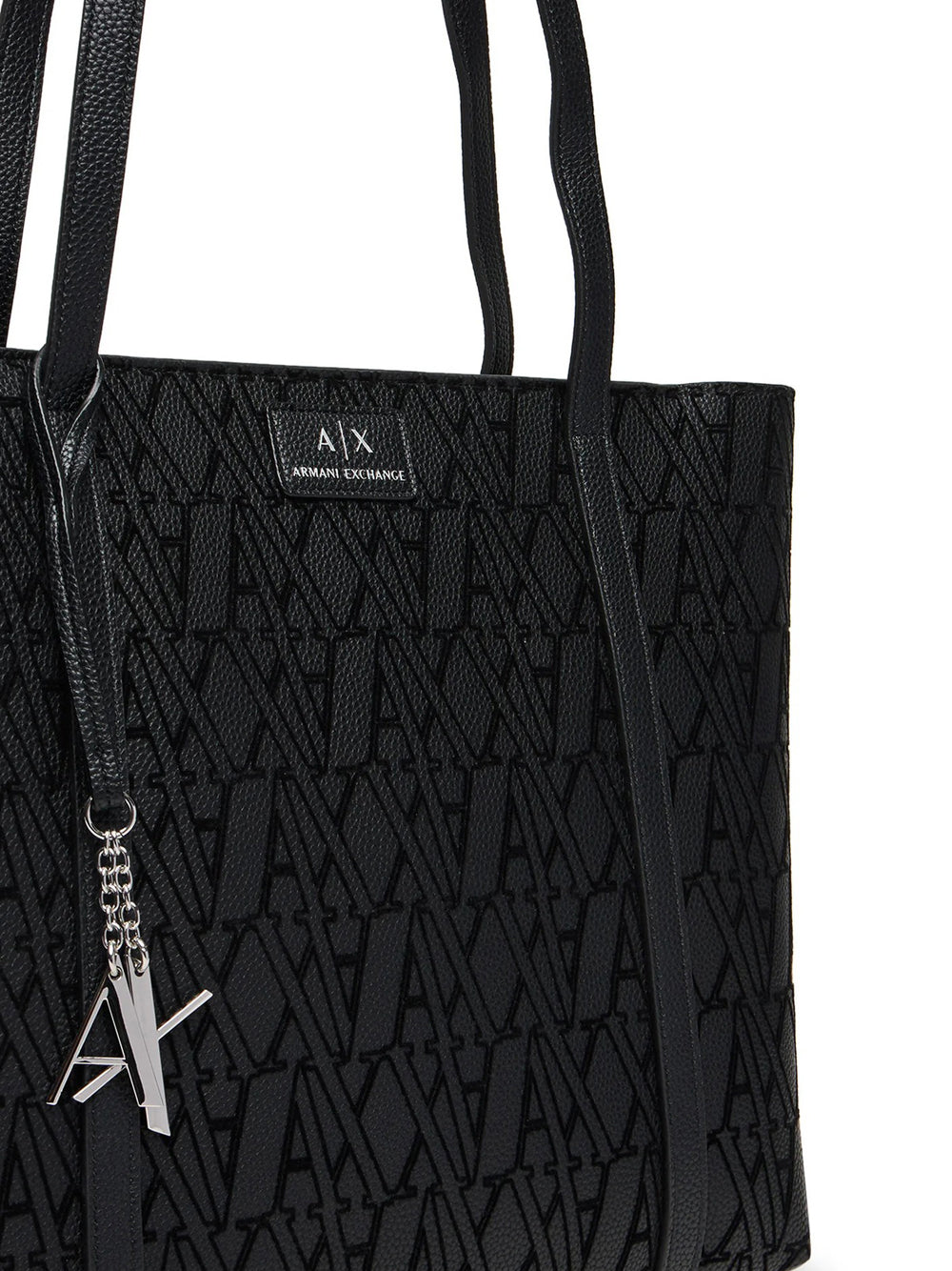 Borsa Shopper Armani Exchange da Donna - Nero