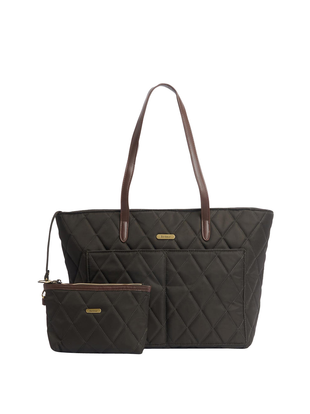Borsa Shopper Barbour Quilted Tote da Donna - Verde