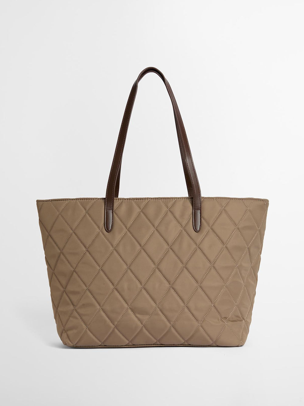 Borsa Shopper Barbour Quilted Tote da Donna - Avorio Beige