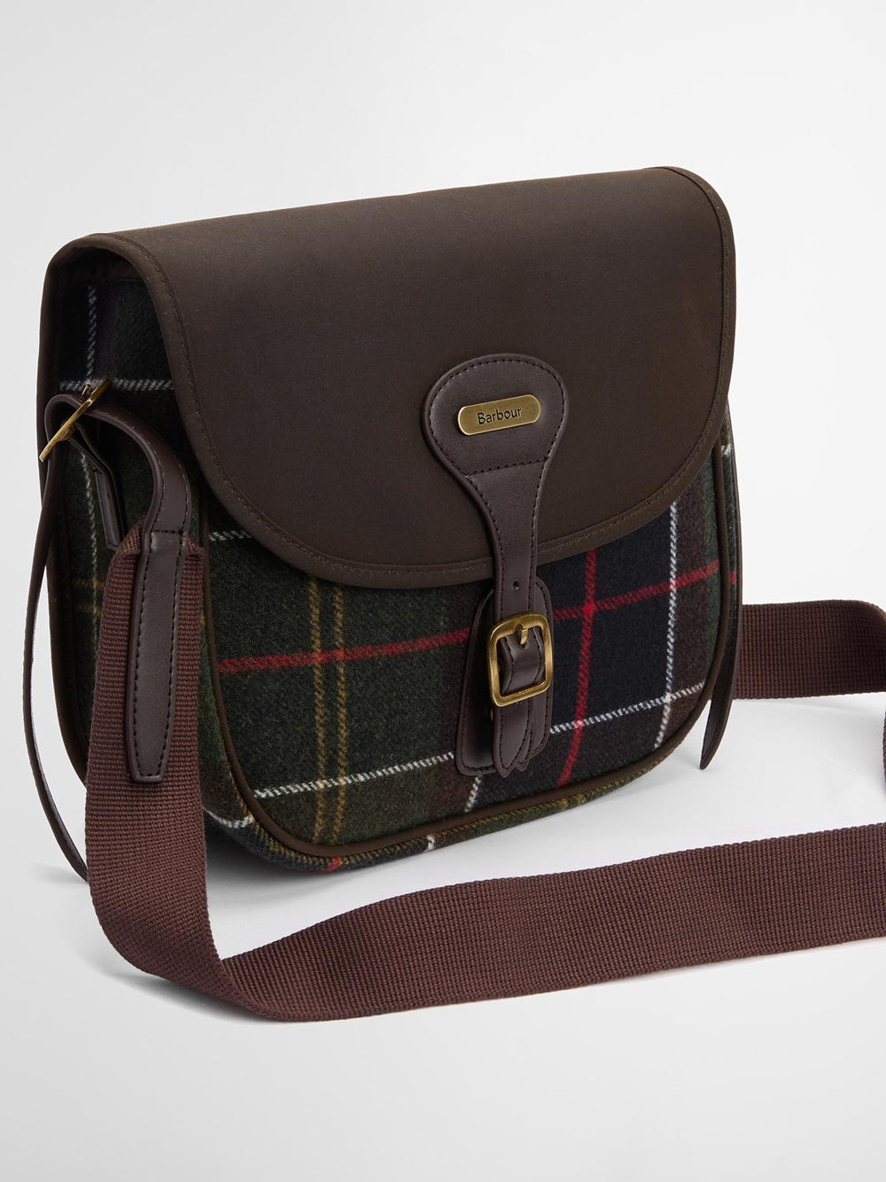 Borsa a Tracolla Barbour Cromarty da Donna - Verde