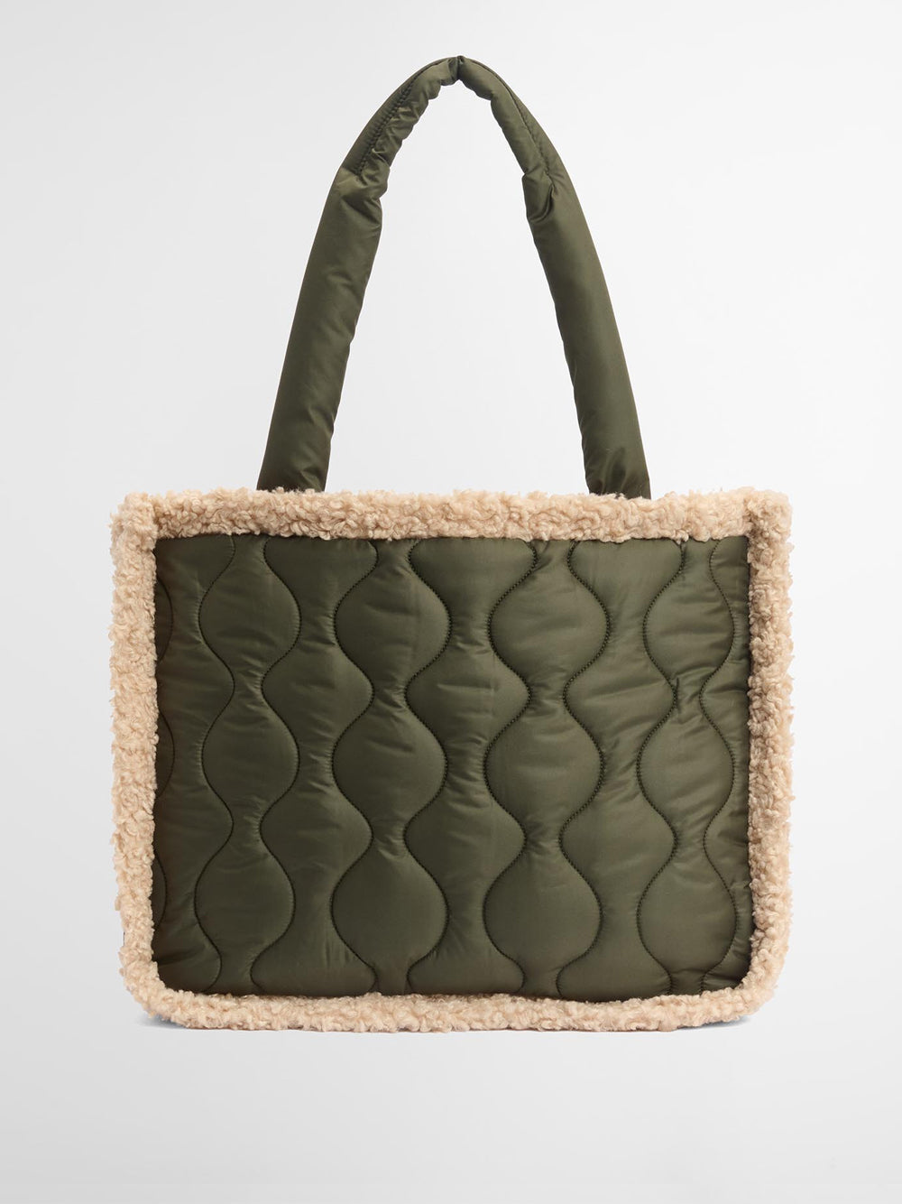Borsa Shopper Barbour Marnie Quilt da Donna - Verde